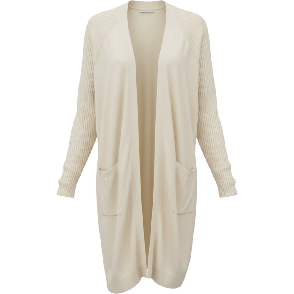 NWT Lululemon Still at Ease Wrap Cardigan Angel Wing Ivory Cashlu Blend Size 12